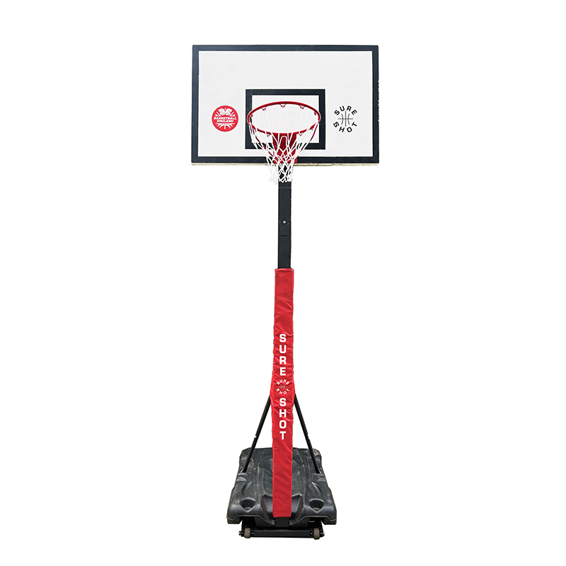 Sure Shot 521 Heavy Duty Basketball Unit with EB Rectangular Backboard & Padding